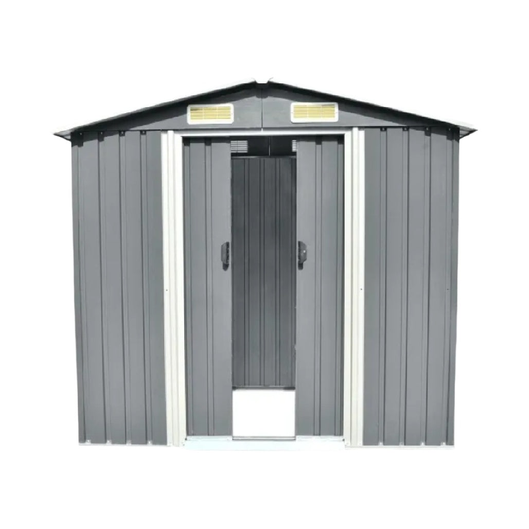 Technische Analyse: Metallgeräteschuppen mit Doppelverriegelung und Belüftung