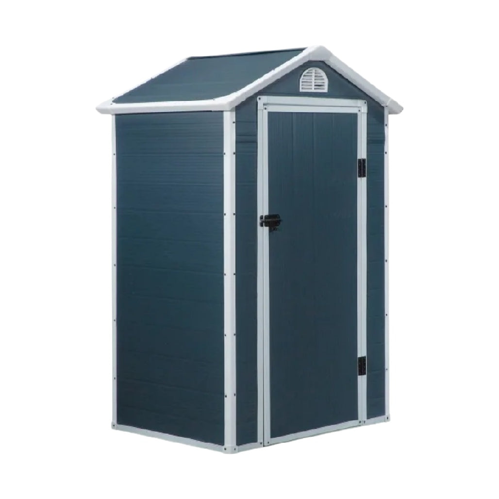 Stabile Gartenlagerbox mit Dach und Belüftung